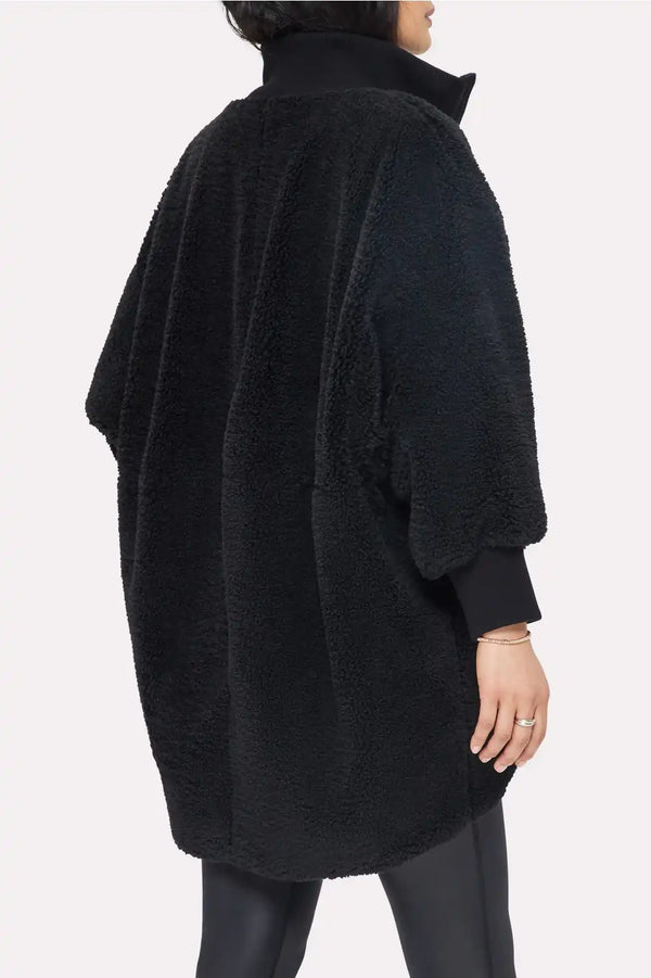 Oversized Teddy Cocoon Jacket