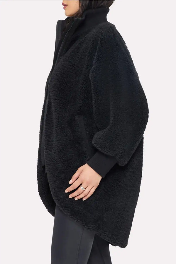 Oversized Teddy Cocoon Jacket