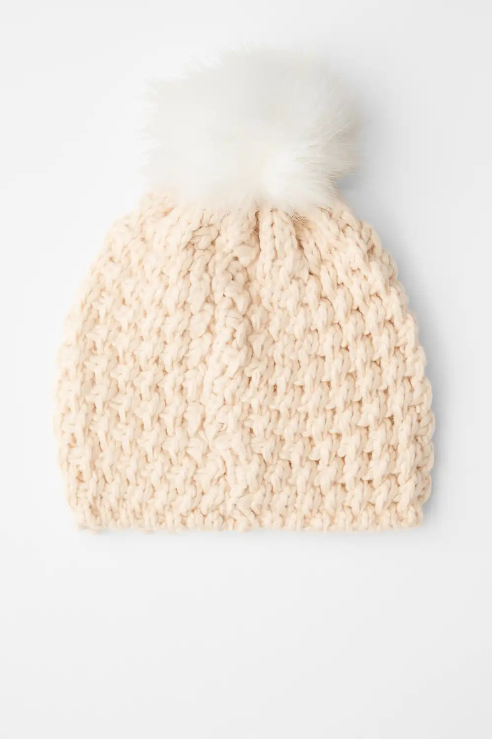 The Chunky Knit Beanie With Pom