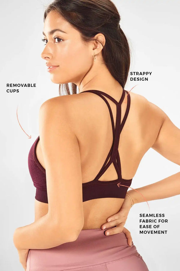 Amethyst Seamless Sports Bra