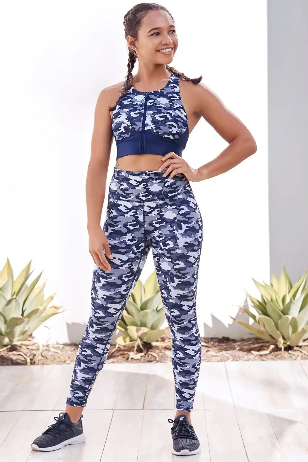 No-Bounce Sports Bra Zip-Up