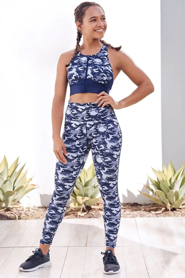 No-Bounce Sports Bra Zip-Up