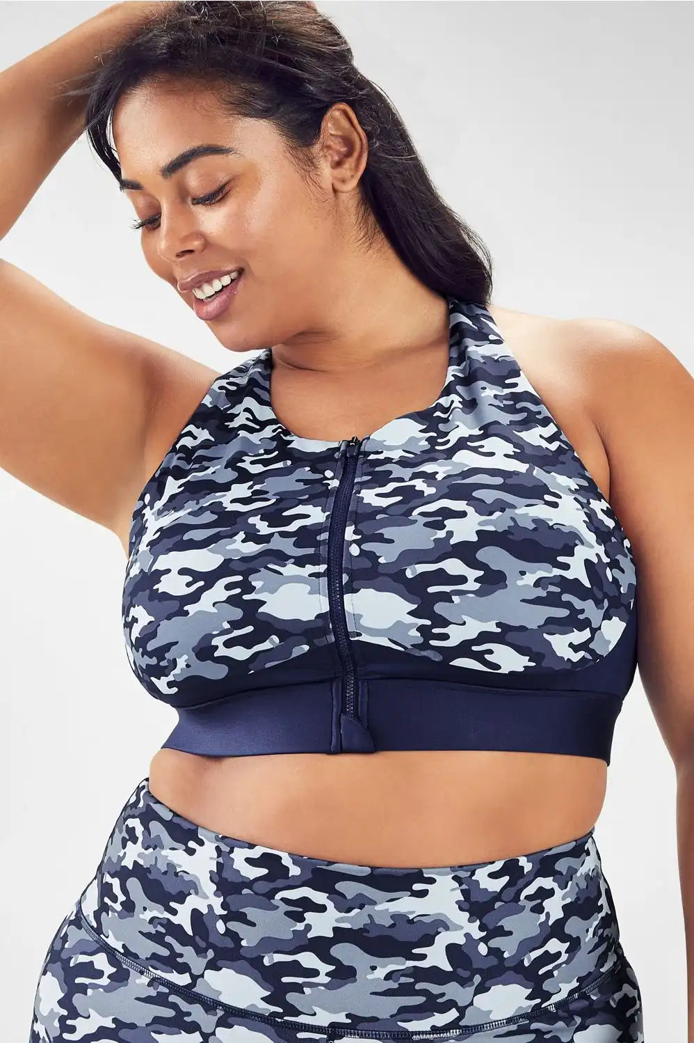 No-Bounce Sports Bra Zip-Up