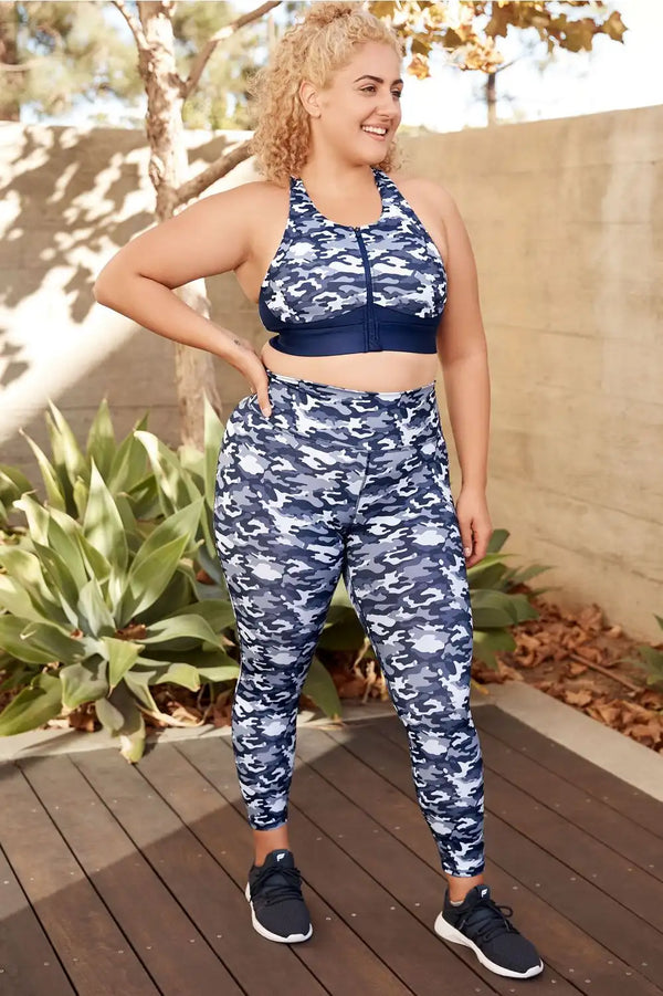 No-Bounce Sports Bra Zip-Up