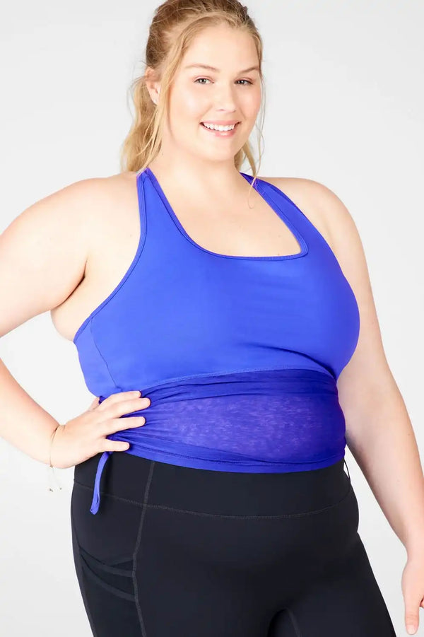 Ryan Midi Logo Sports Bra
