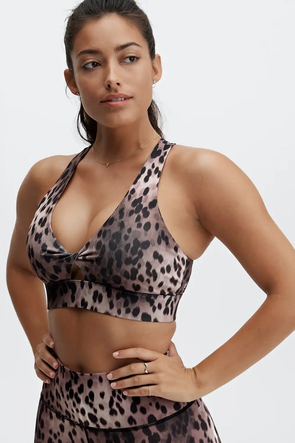Oasis Twist-Front Sports Bra
