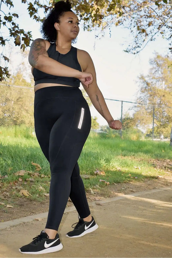 Blare Zip Front High Impact Sports Bra