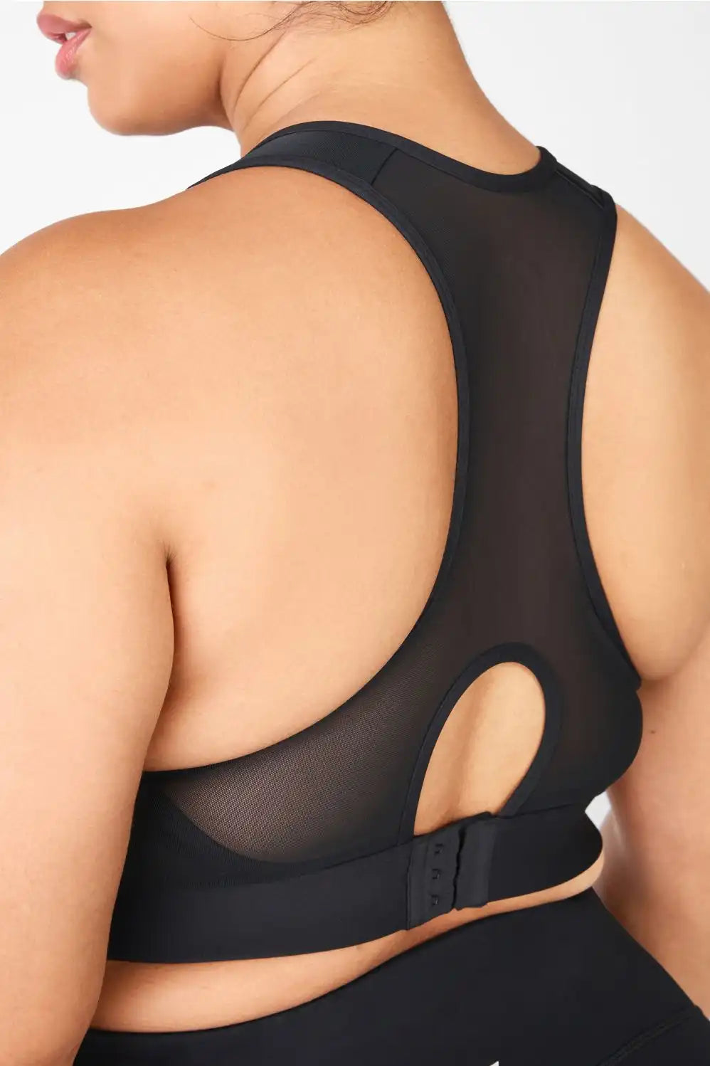 Blare Zip Front High Impact Sports Bra