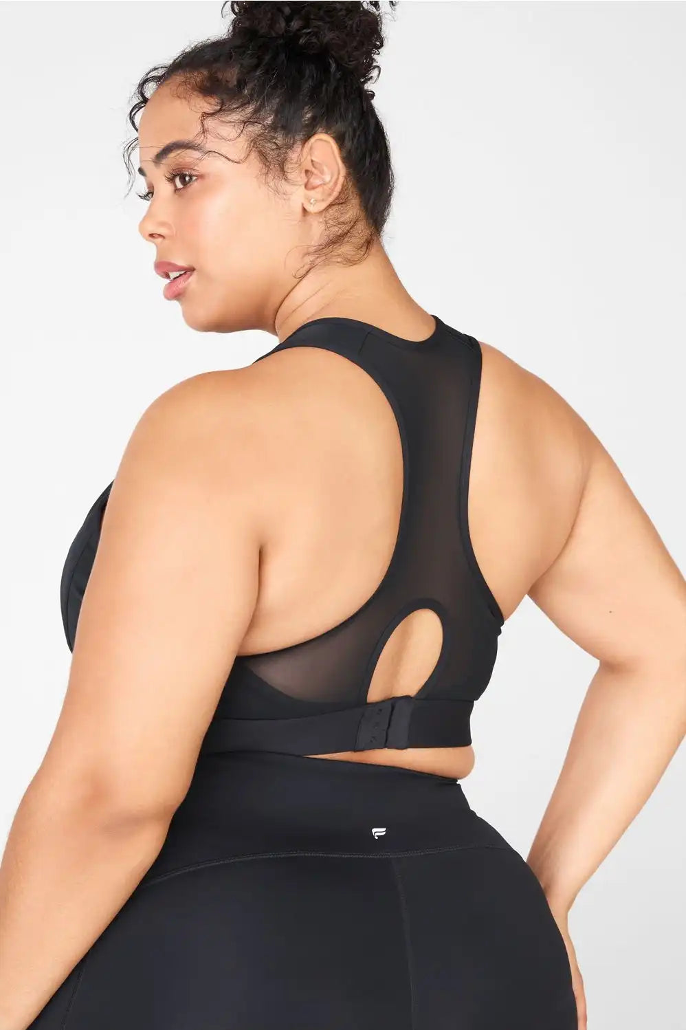Blare Zip Front High Impact Sports Bra