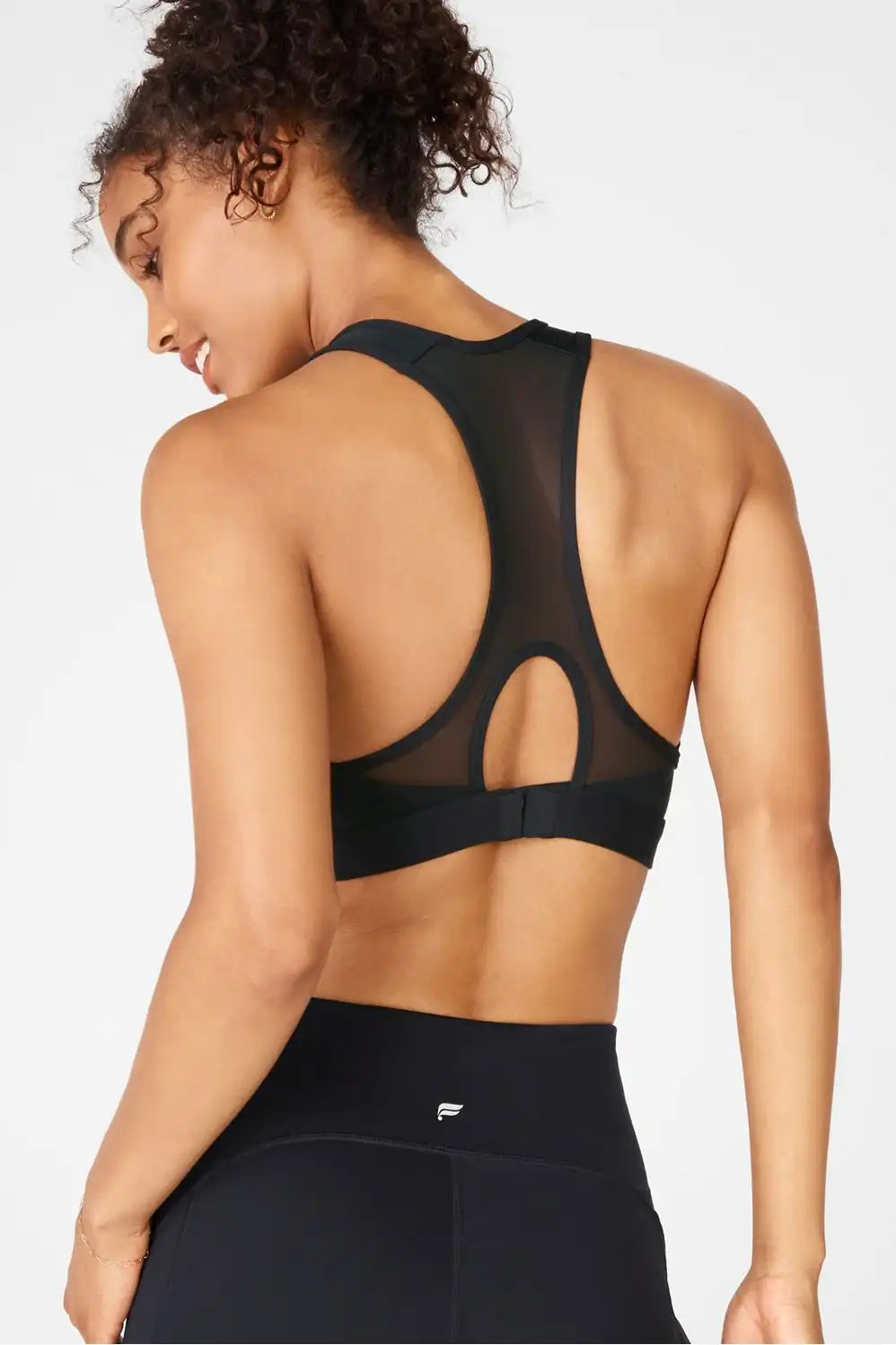Blare Zip Front High Impact Sports Bra