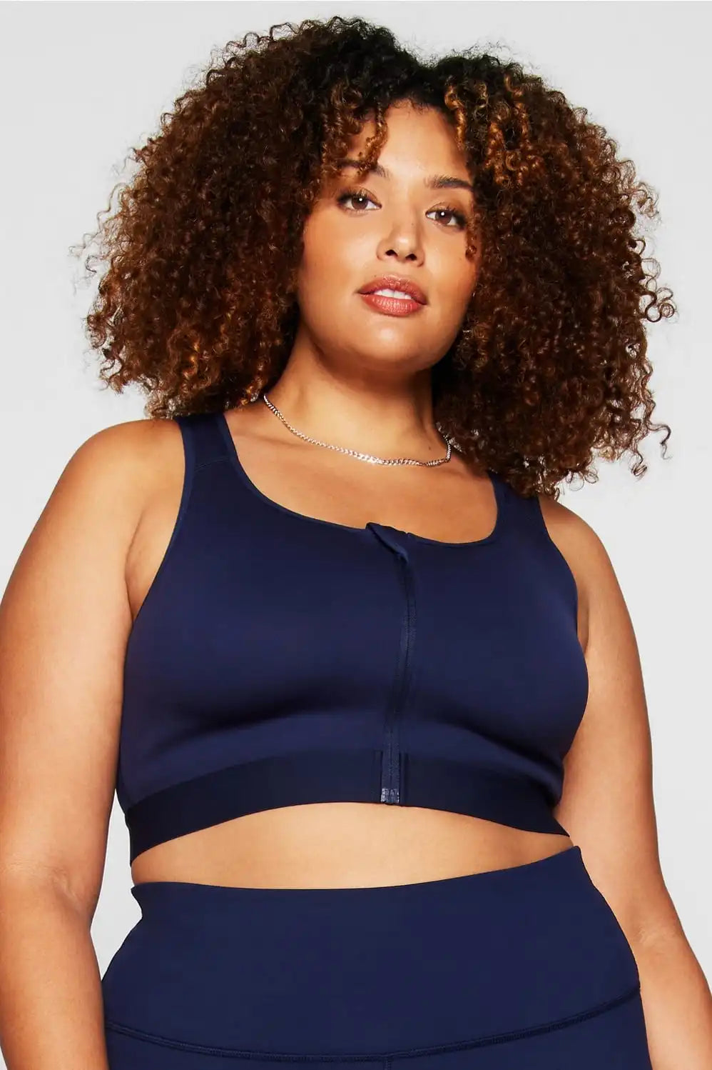 Front Zip High Impact Sports Bra