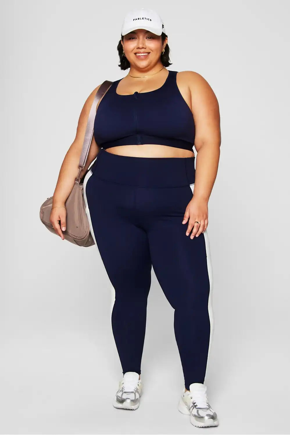 Front Zip High Impact Sports Bra Main image
