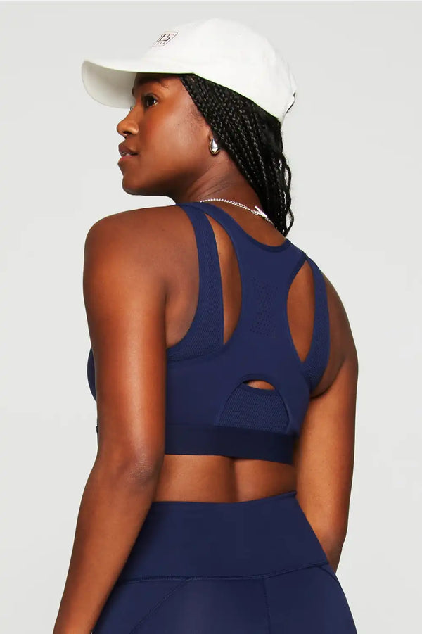 Front Zip High Impact Sports Bra