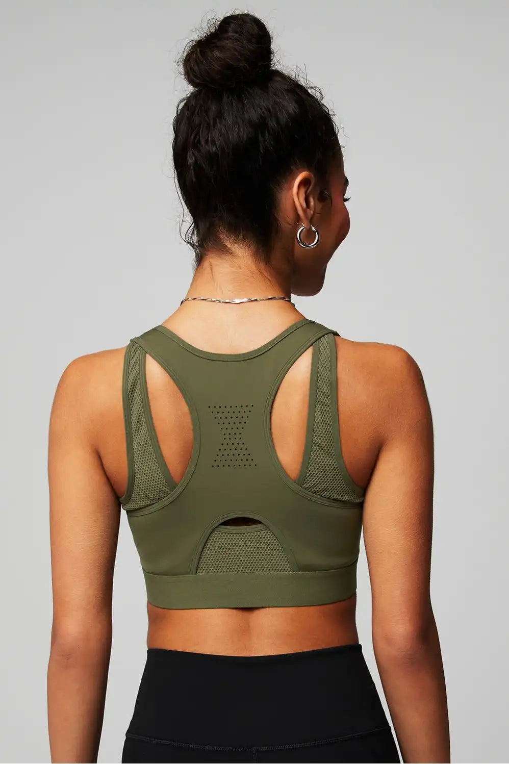 Front Zip High Impact Sports Bra Secondary image