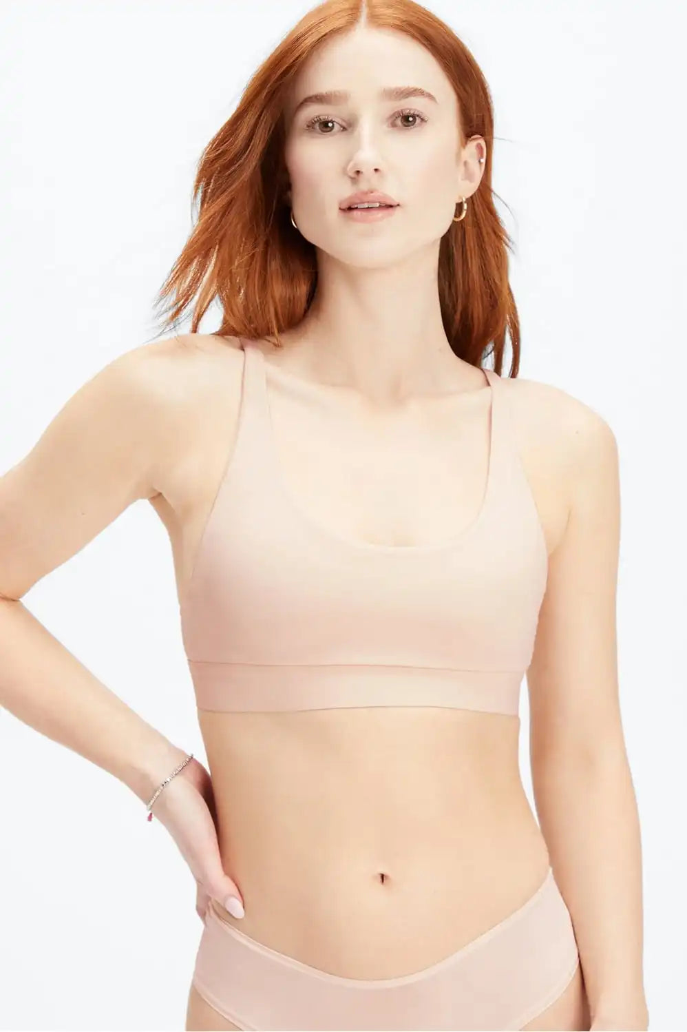 Fine Touch Scoop Neck Bralette