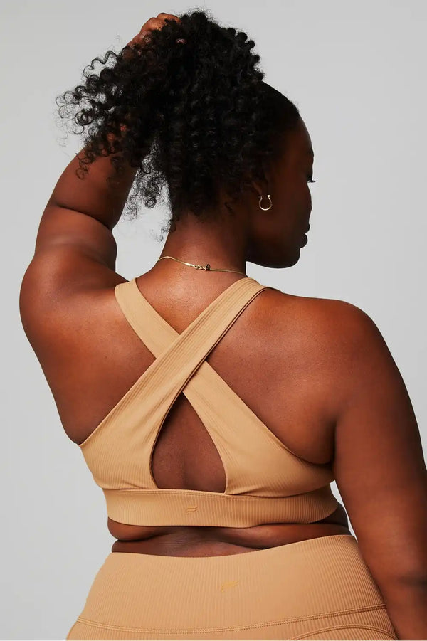 Oasis Rib Twist Medium Impact Sports Bra