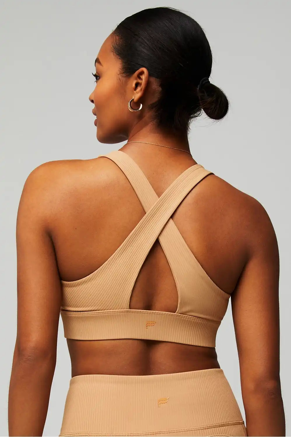 Oasis Rib Twist Medium Impact Sports Bra Secondary image