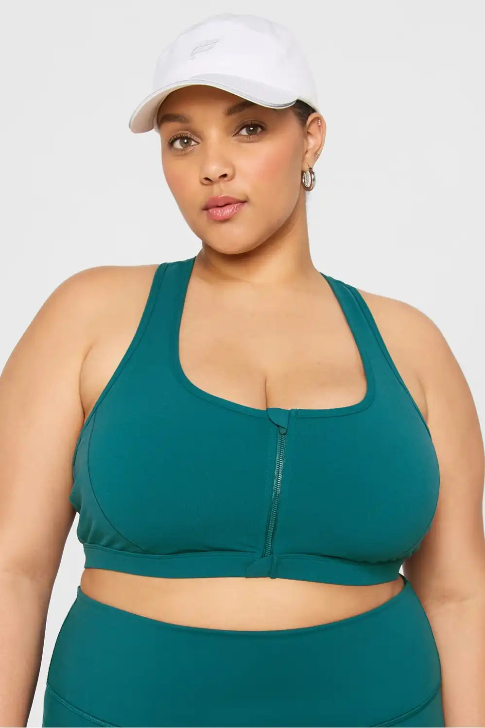 Essential Front Zip Medium Impact Sports Bra