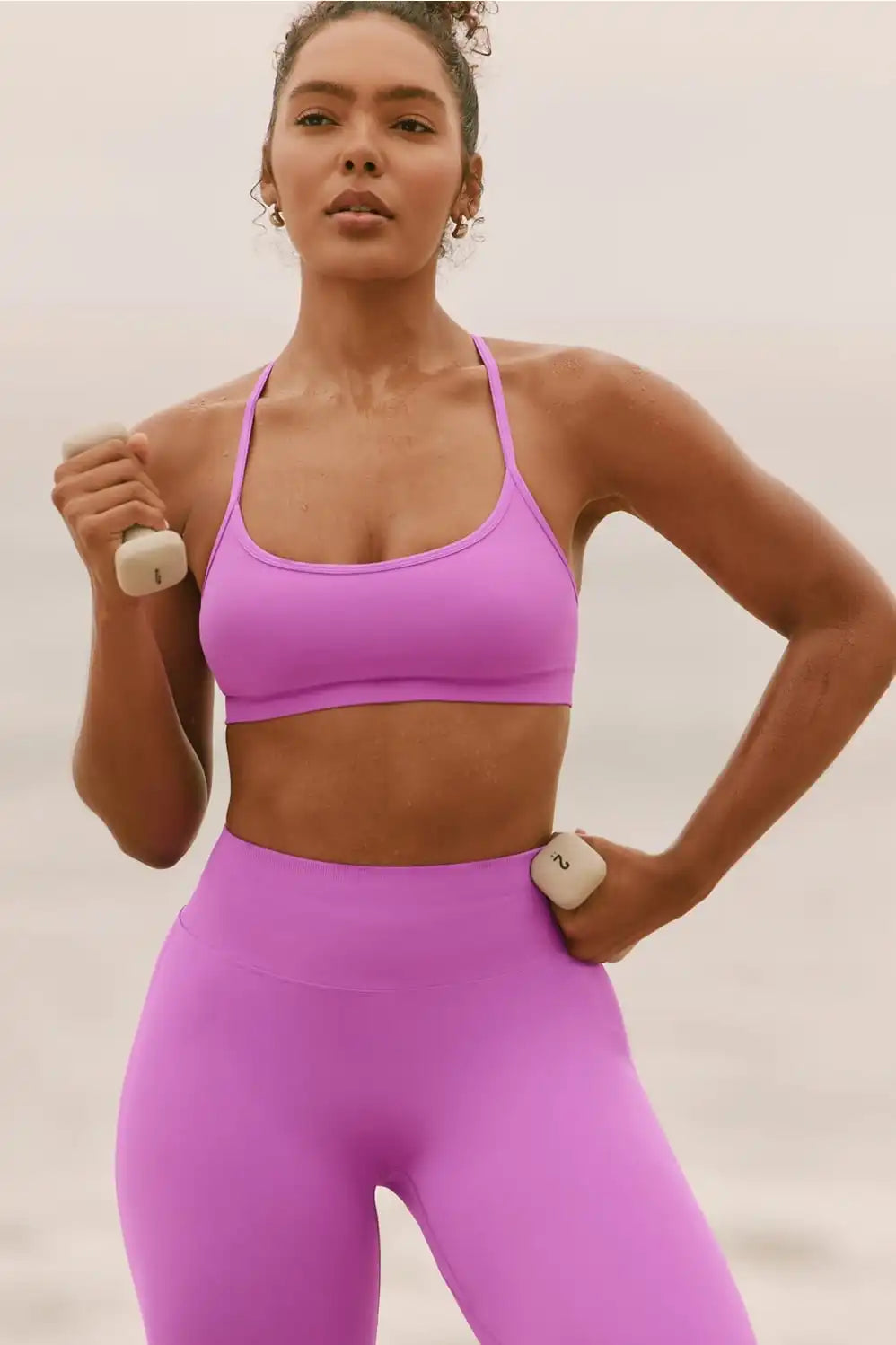 Sleek Seamless Strappy Low Impact Bra