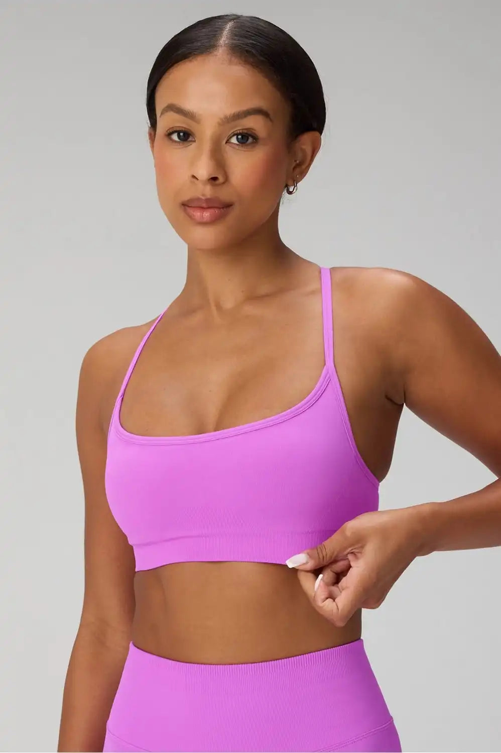 Sleek Seamless Strappy Low Impact Bra