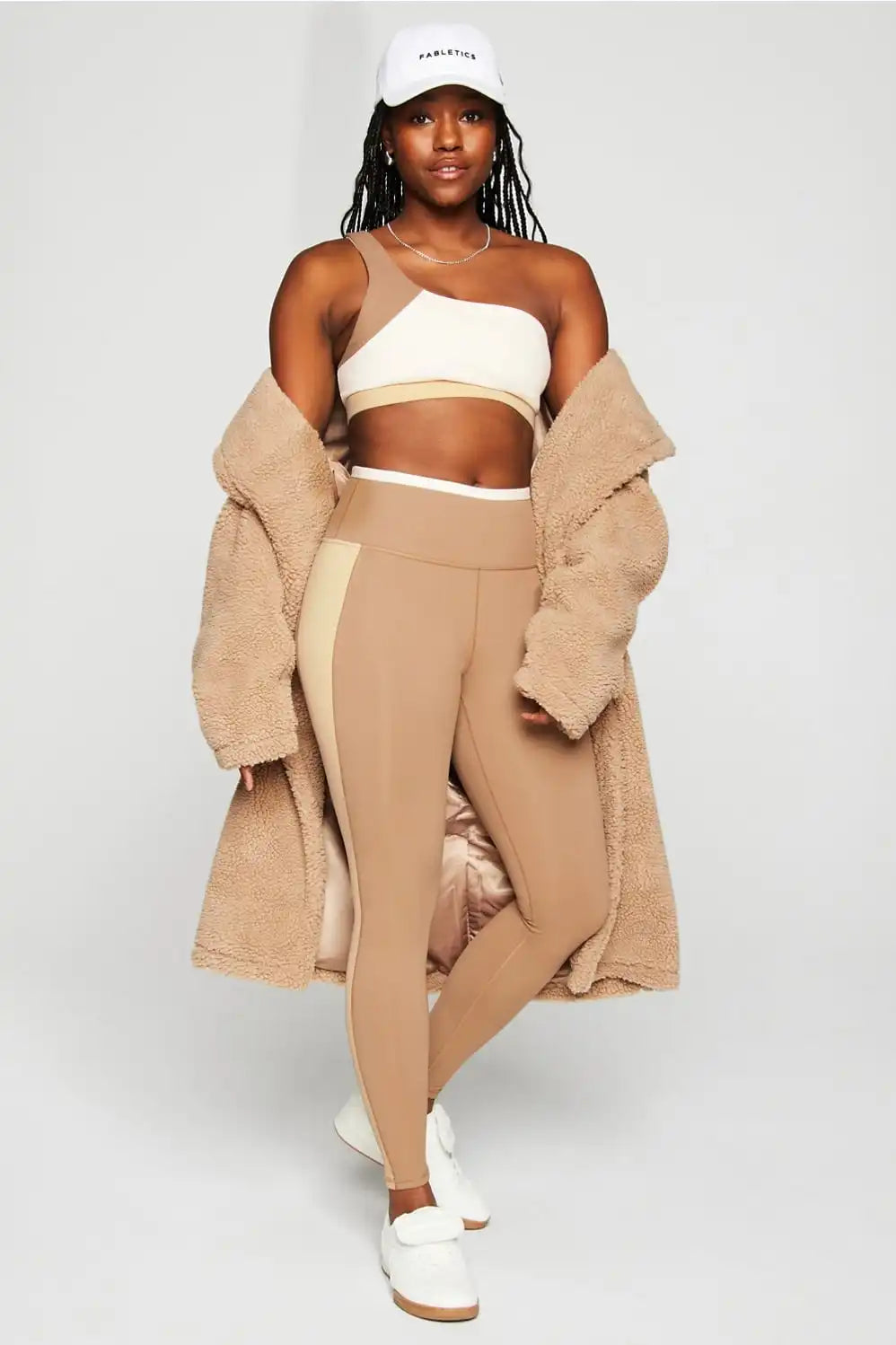 Color-Blocked Asymmetrical Low Impact Bra