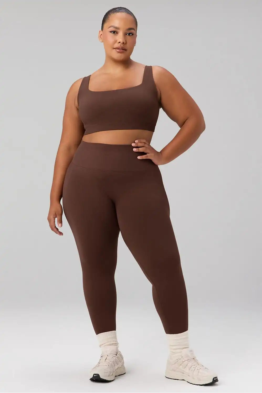 Sleek Seamless Square Neck Low Impact Bra