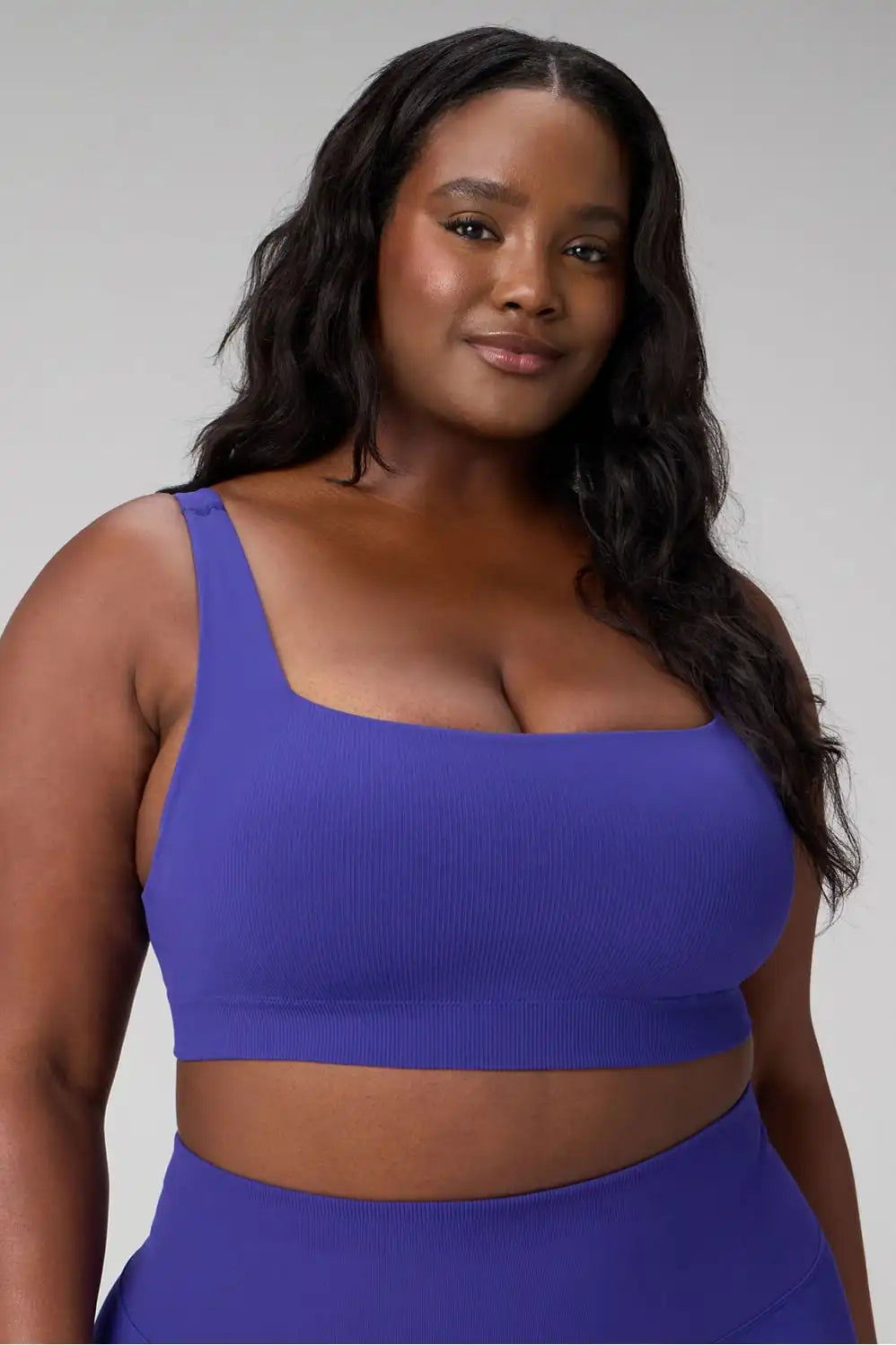 Sleek Seamless Square Neck Low Impact Bra