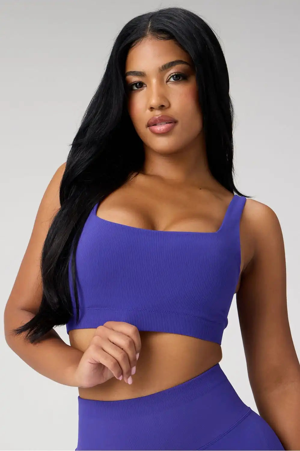 Sleek Seamless Square Neck Low Impact Bra