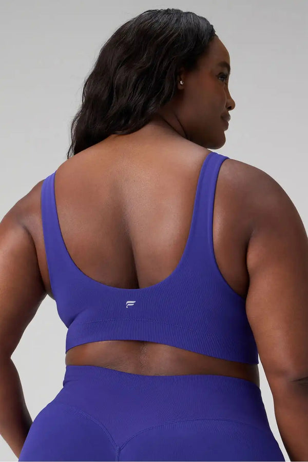 Sleek Seamless Square Neck Low Impact Bra