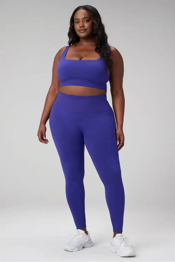 Sleek Seamless Square Neck Low Impact Bra