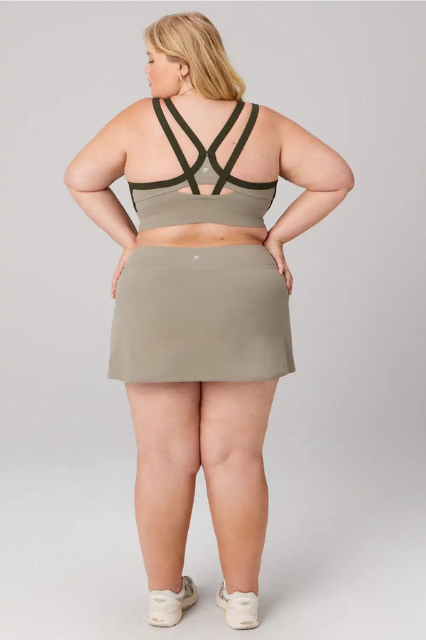 Principal Color Block Longline Medium Impact Bra