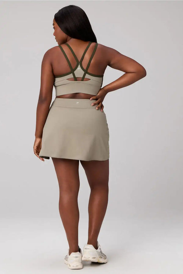 Principal Color Block Longline Medium Impact Bra