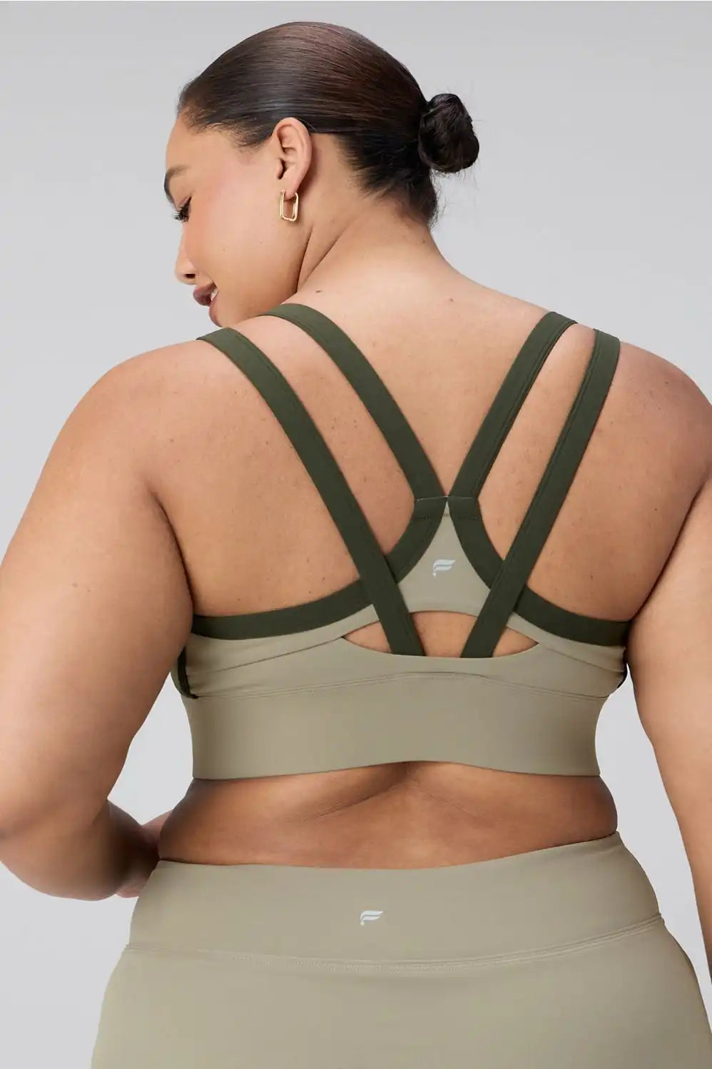 Principal Color Block Longline Medium Impact Bra