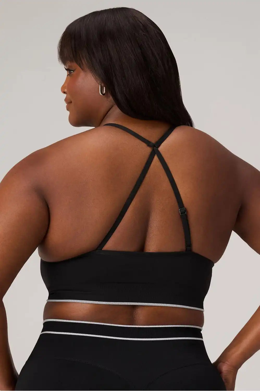 Seamless V-Neck Low Impact Bra