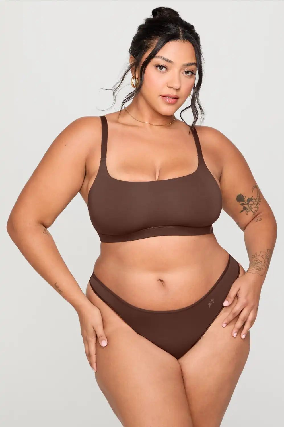 Snug Cotton Scoop Bralette