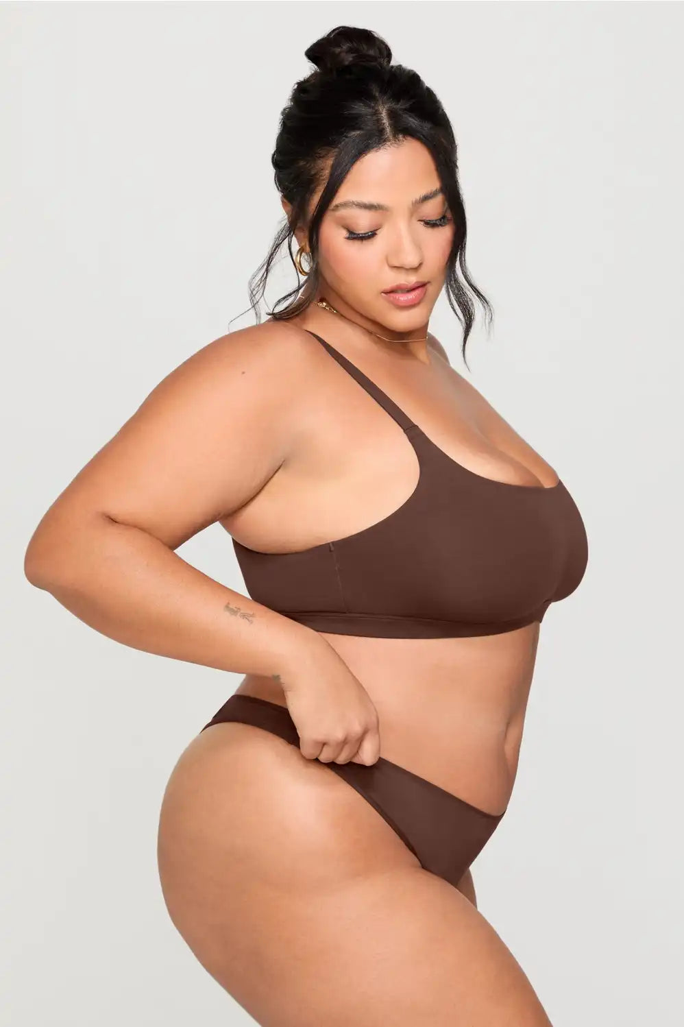 Snug Cotton Scoop Bralette