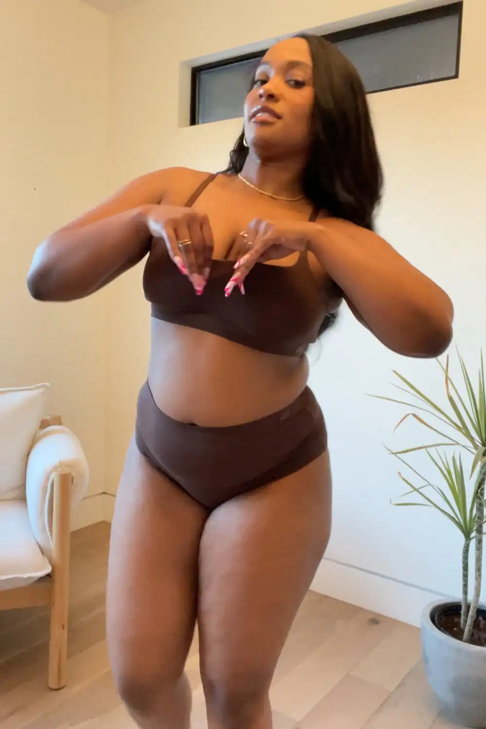 Snug Cotton Scoop Bralette