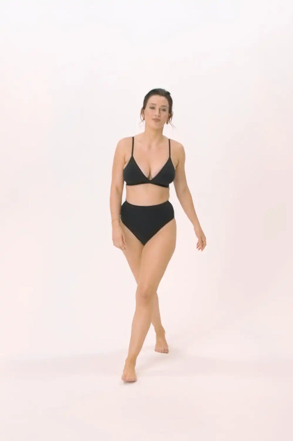 Snug Cotton Triangle Bralette