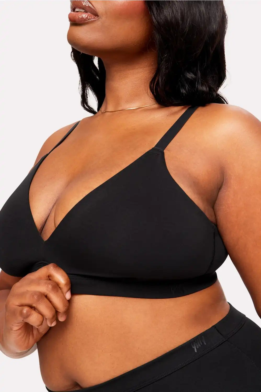 Snug Cotton Supportive Triangle Bralette