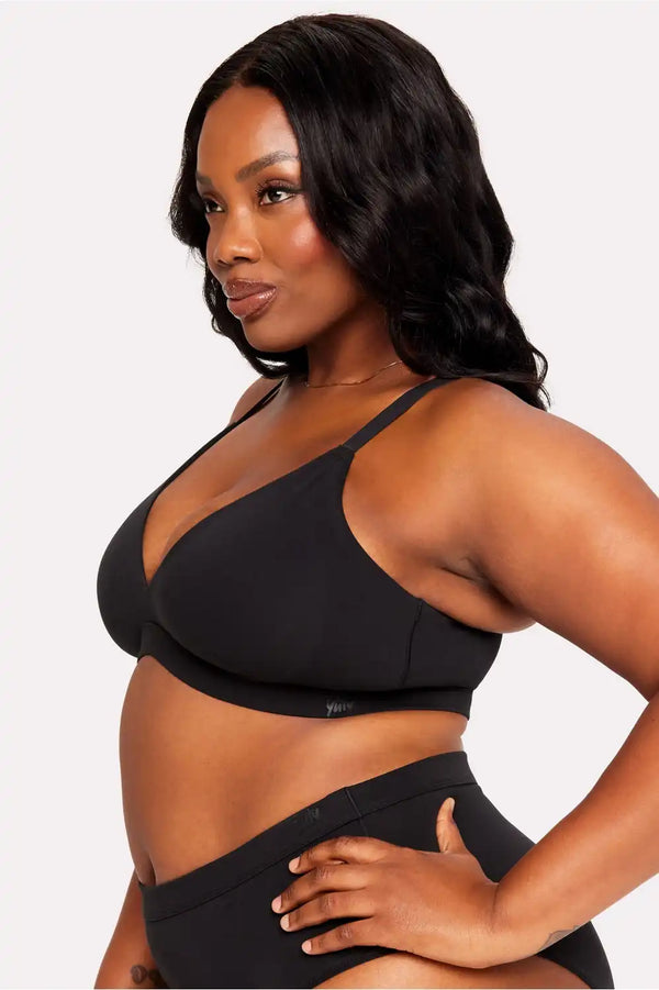Snug Cotton Supportive Triangle Bralette