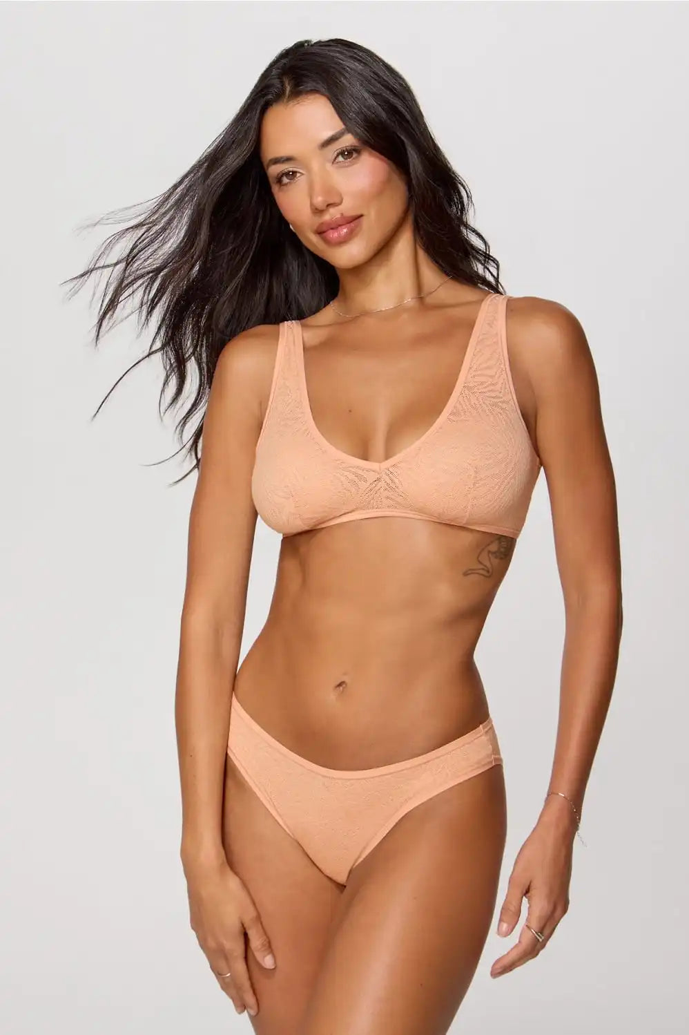 Hot Mesh Plunge Bralette Main image