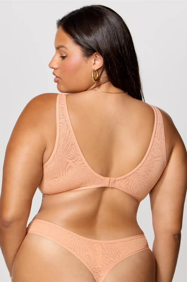 Hot Mesh Plunge Bralette