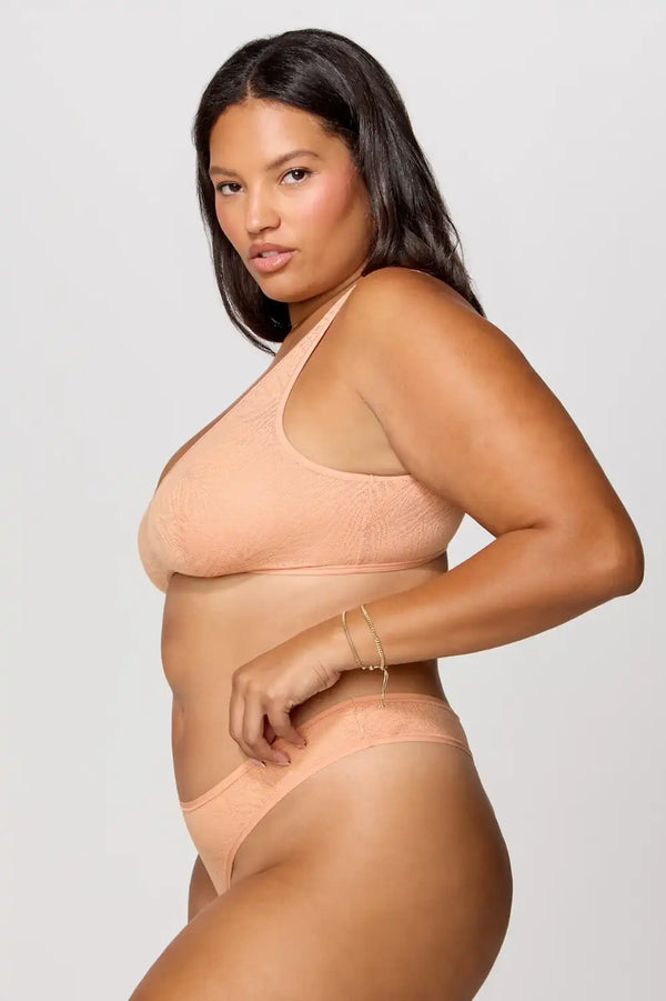 Hot Mesh Plunge Bralette