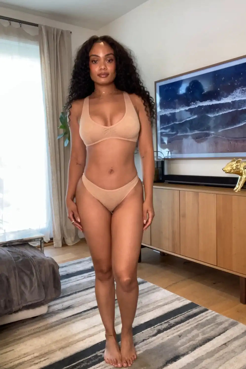 Hot Mesh Plunge Bralette
