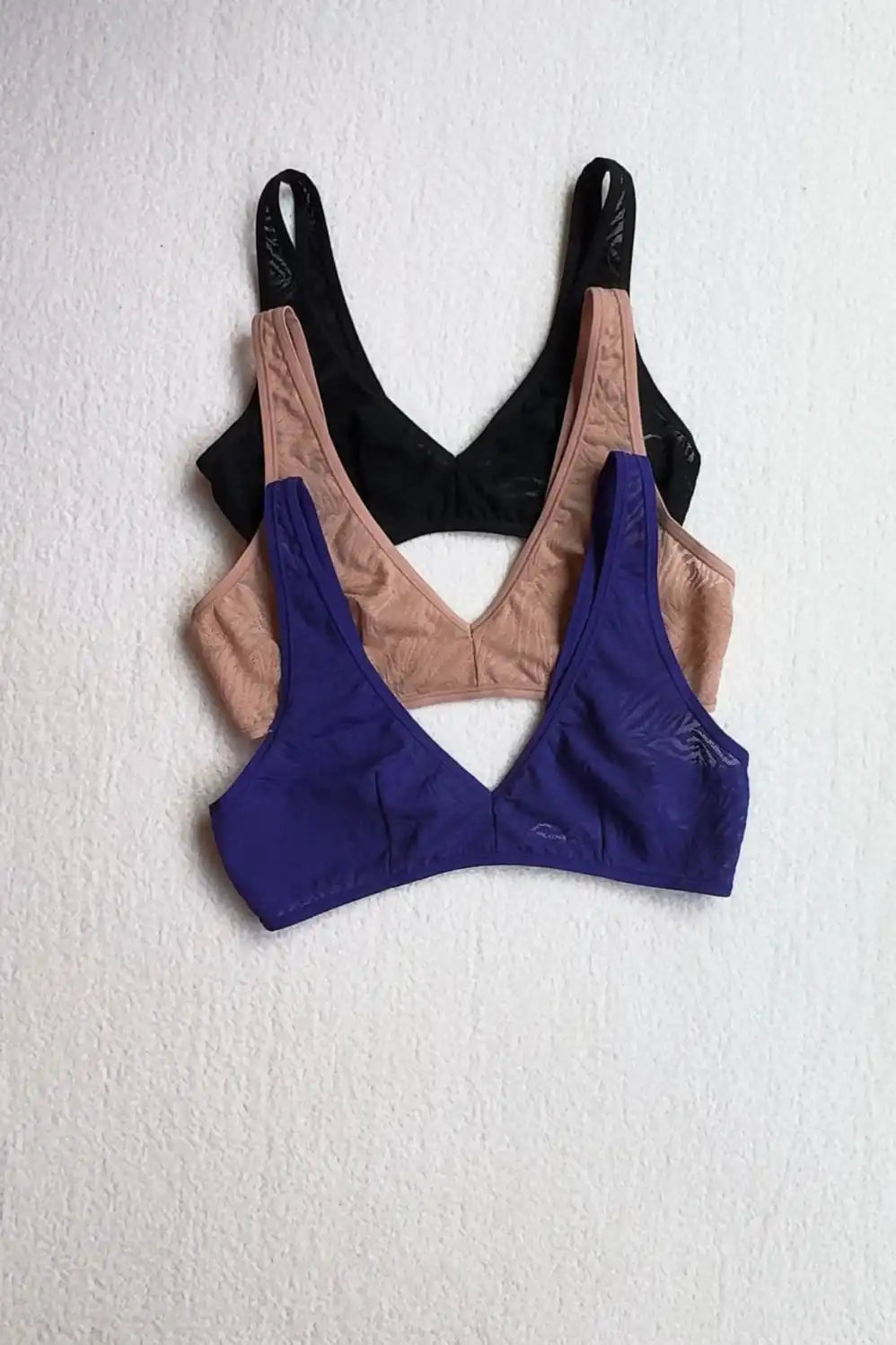 Hot Mesh Plunge Bralette