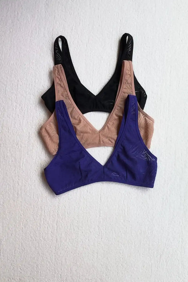 Hot Mesh Plunge Bralette
