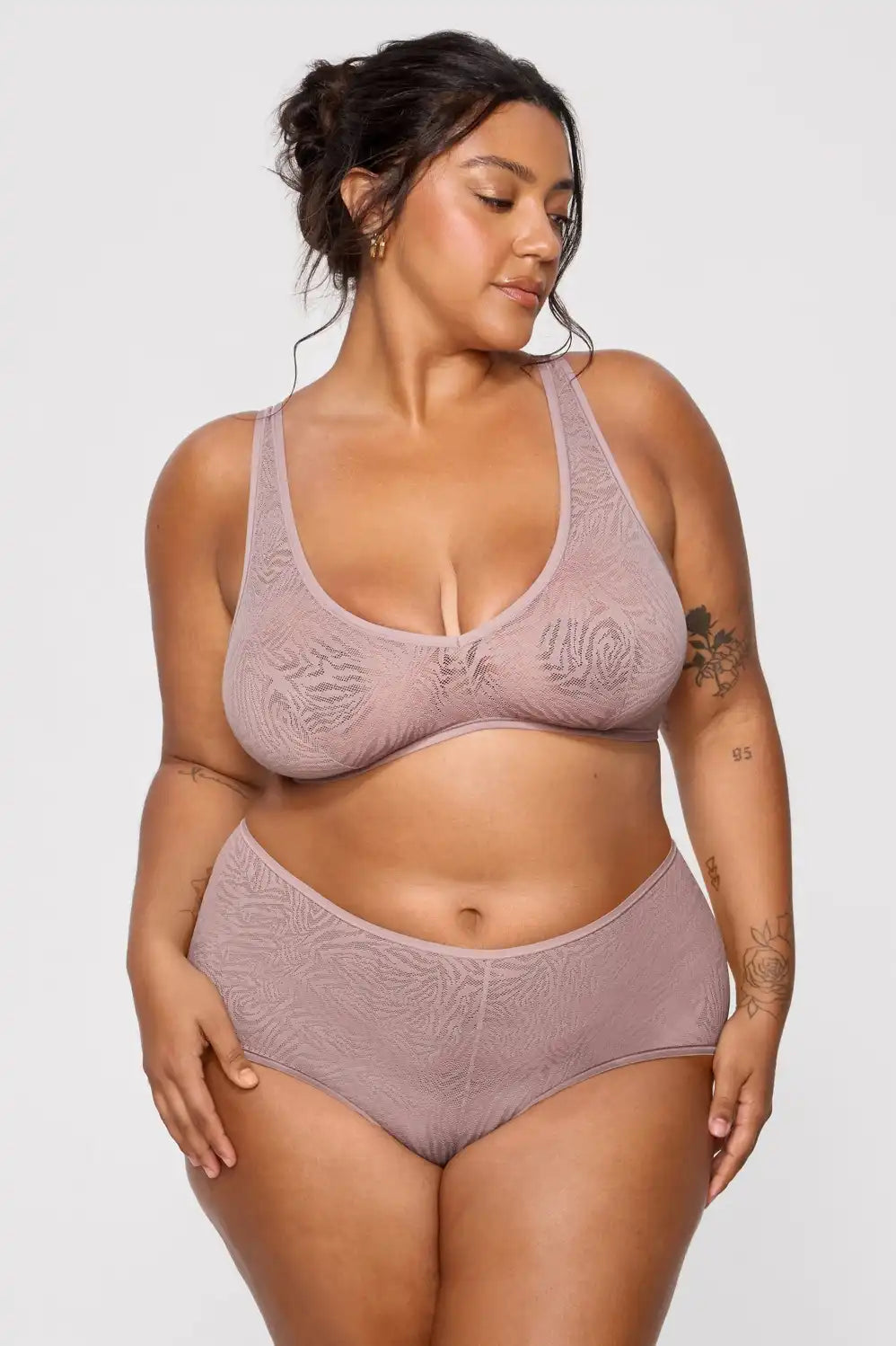 Hot Mesh Plunge Bralette