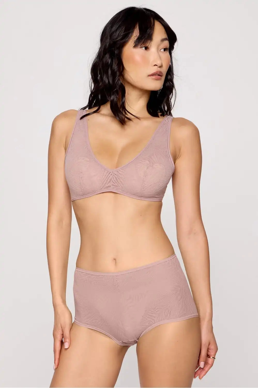 Hot Mesh Plunge Bralette