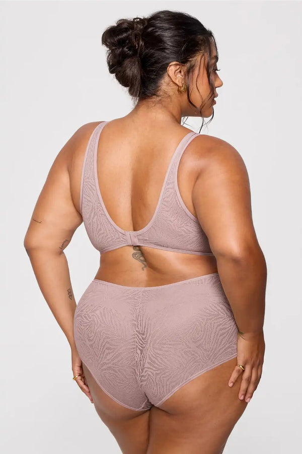 Hot Mesh Plunge Bralette