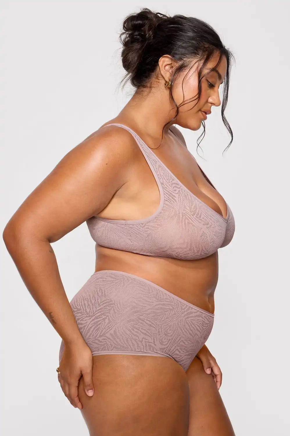 Hot Mesh Plunge Bralette